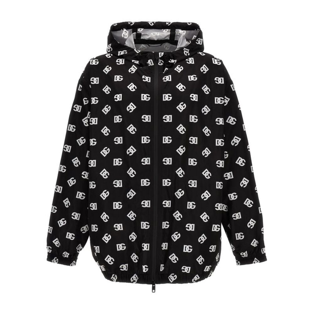 Dolce & Gabbana Bicolor Polyester Shell Men's Jacket